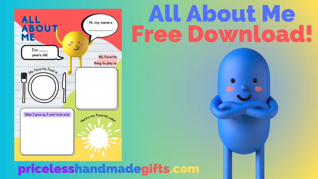 All About Me - Free School Printable