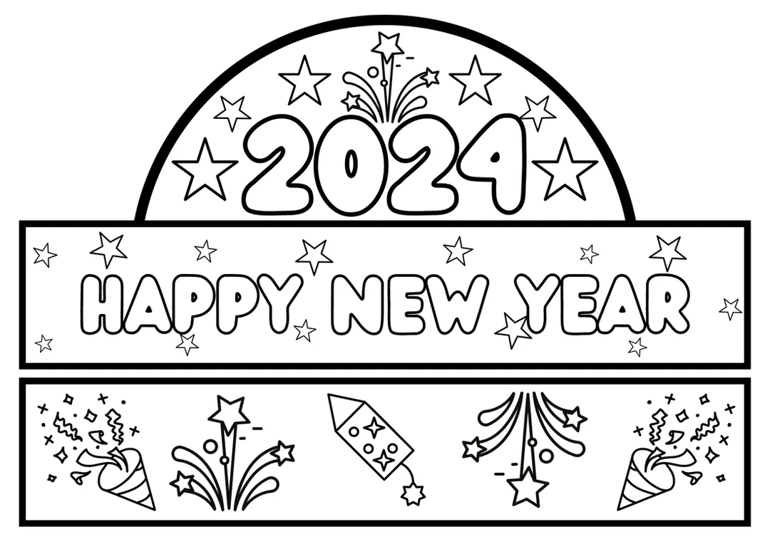2024 Happy New Year - Craft a hat