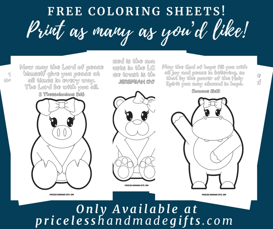Free Scripture Blessing Coloring Sheets to Print