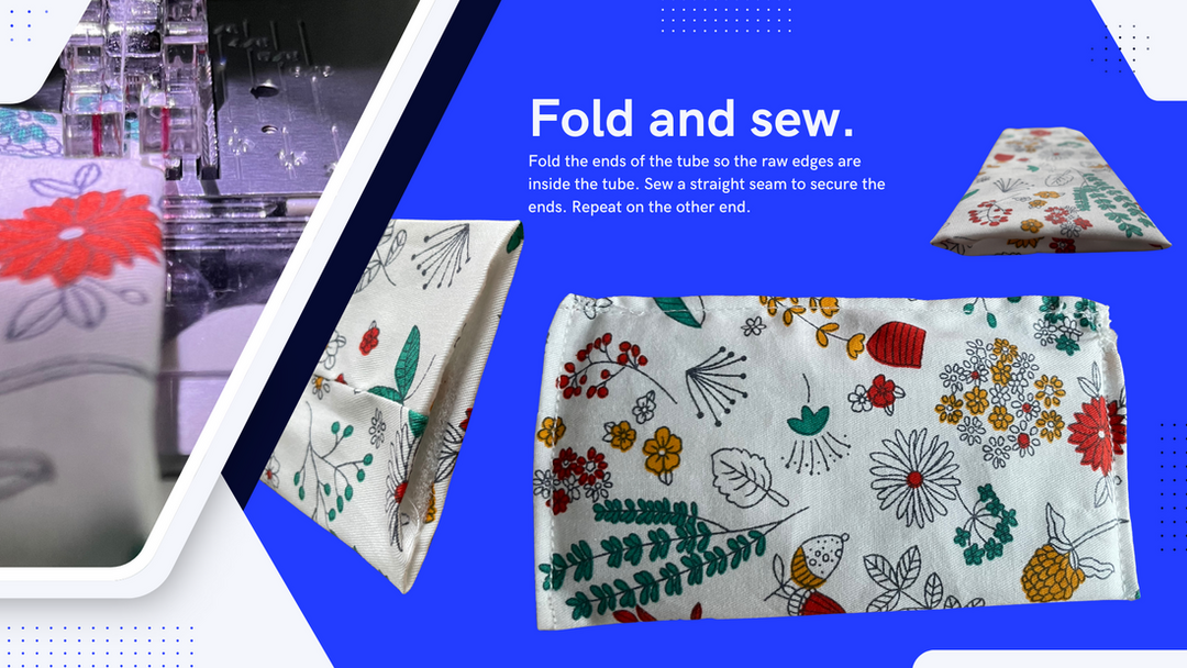 This is an easy sewing project, where you only sew straight lines.