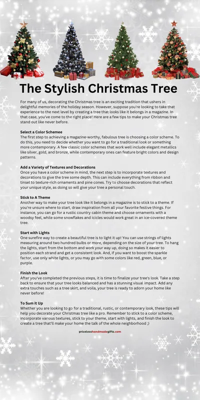 Tips for a Stylish Christmas Tree