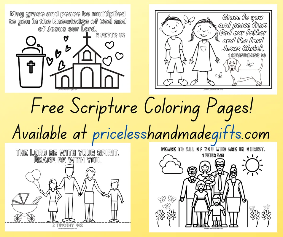 Free Grace Scripture Coloring Pages