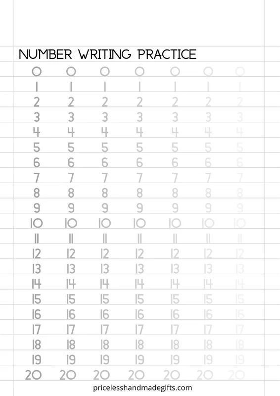 Printable Homeschool Writing Practice Worksheets