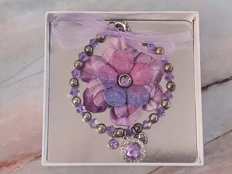 Lavender Crystal Bracelet