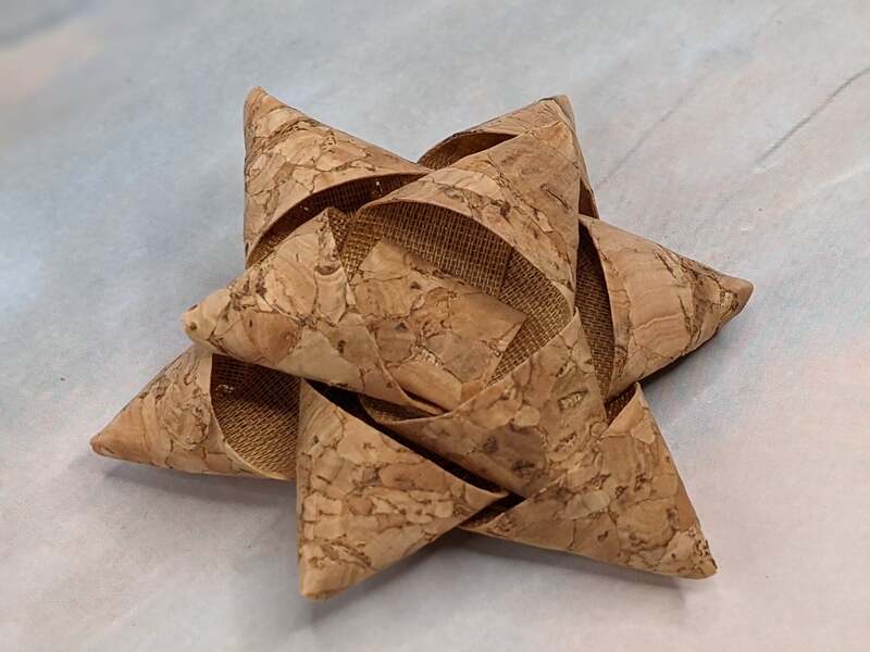 Cork Gift Bow with Clip