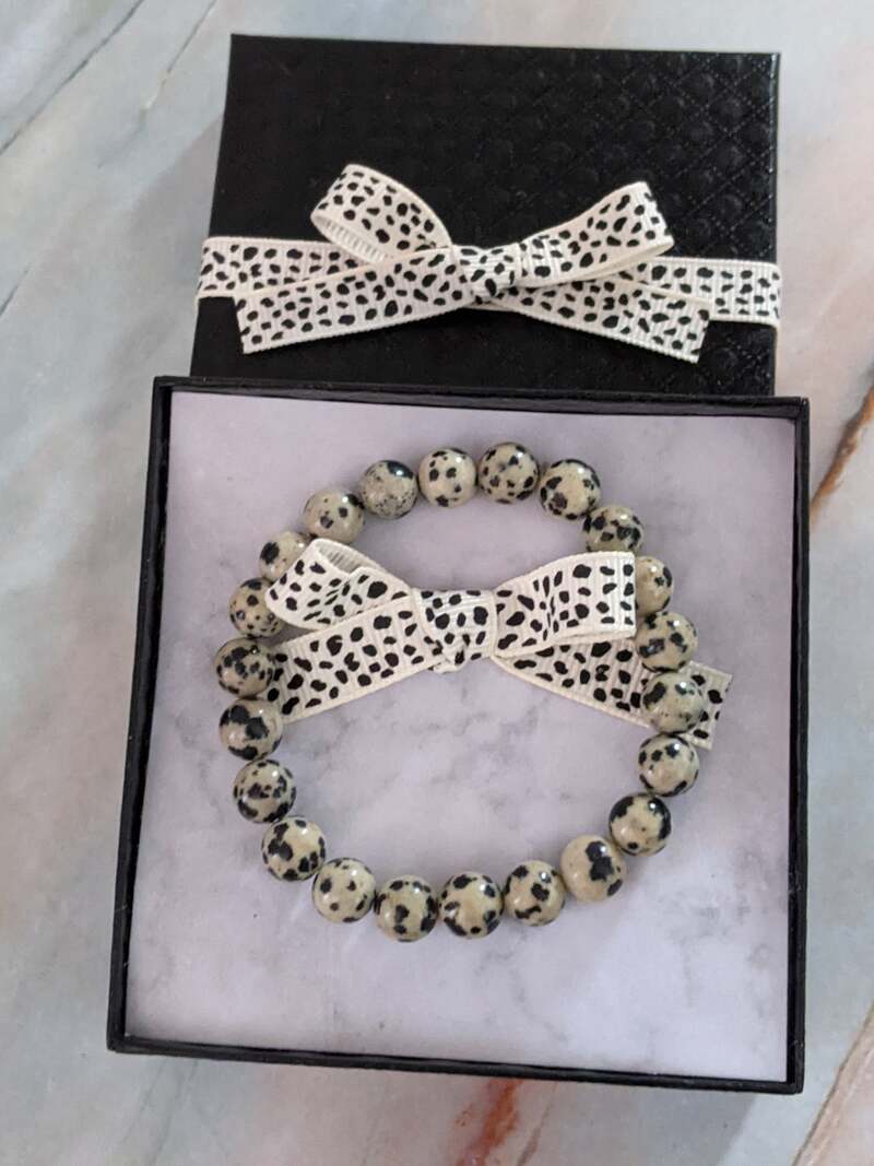 Tan Leopard Stretch Bracelet