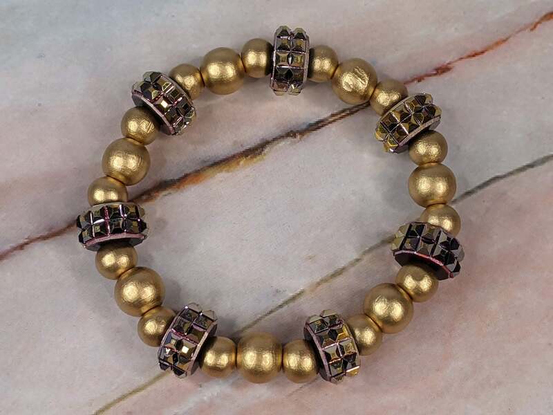 Royal Gold Stretch Bracelet