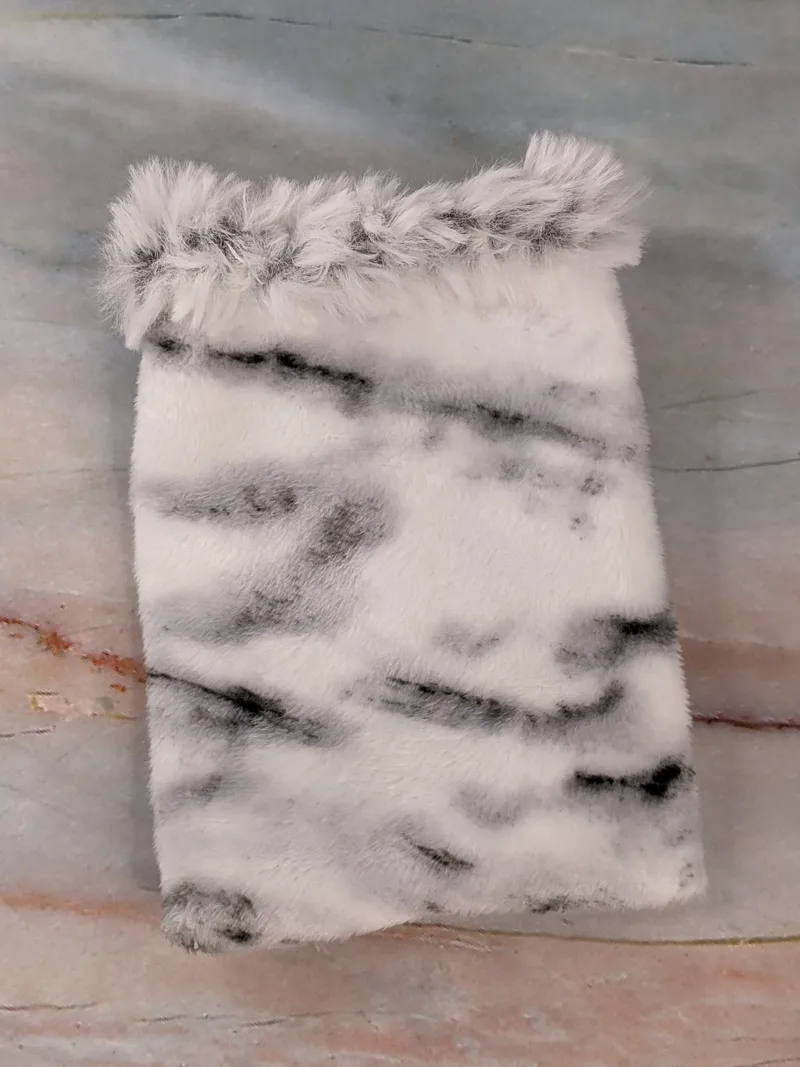 Marble Minky Small Reusable Gift Bag